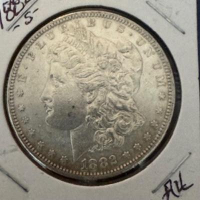 1882 S Morgan Silver Dollar