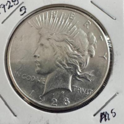 1928 S Peace Dollar