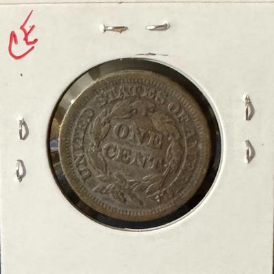1847 Braided Hair Large Cent