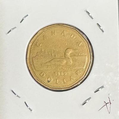 1989 Canadian One Dollar Coin
