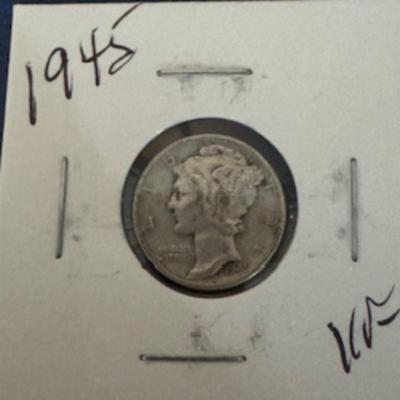 1945 Mercury Dime