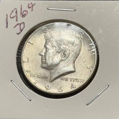 1964 D Kennedy Half Dollar