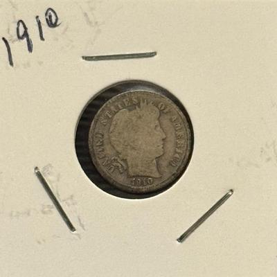 1910 Barber Dime