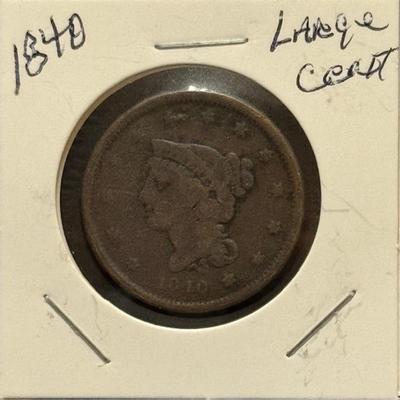 1840 Coronet Head Cent