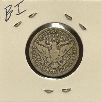 1914 D Barber Quarter