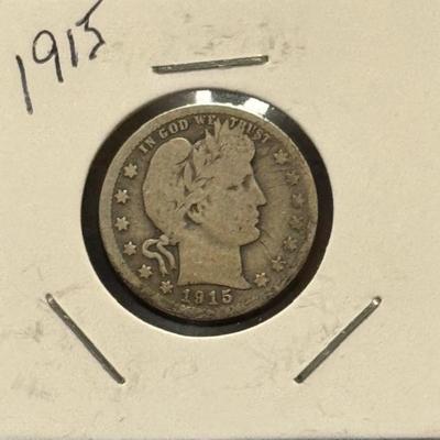 1915 Barber Quarter