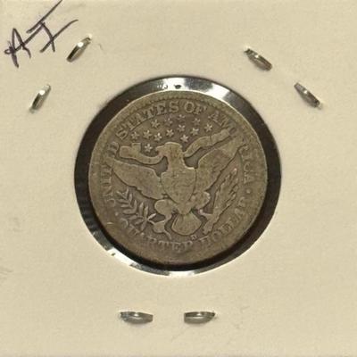 1915 D Barber Quarter