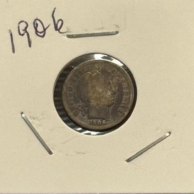 1906 Barber Dime