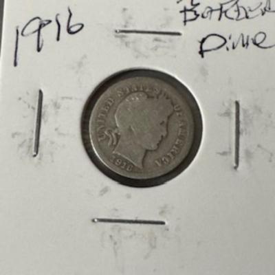 1916 Barber Dime