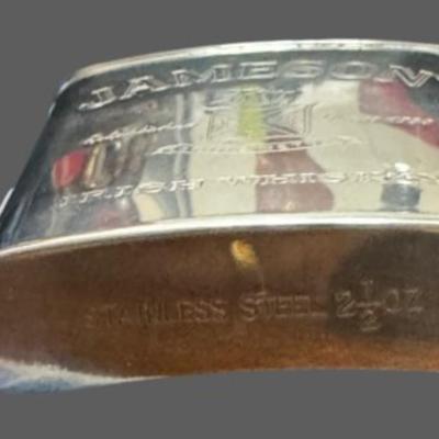 Jameson Irish Whiskey 2 1/2 oz Stainless Steel Flask