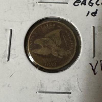 1858 Flying Eagle Cent