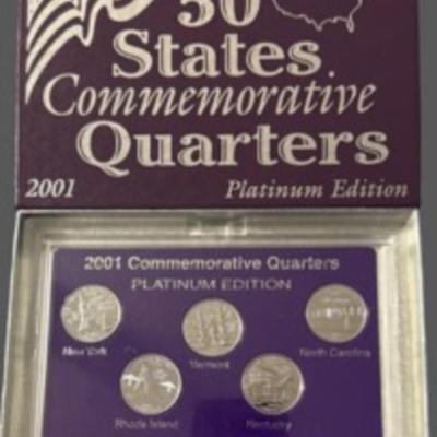 50 States Commemorative Quarters 1999 Gold ED.