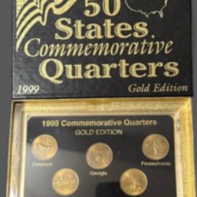 50 States Commemorative Quarters 2001 Platinum Ed.