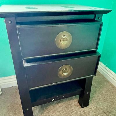 Black Wood Night Stand