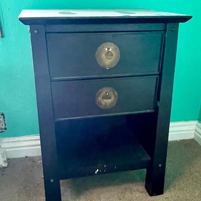 Black Wood Night Stand