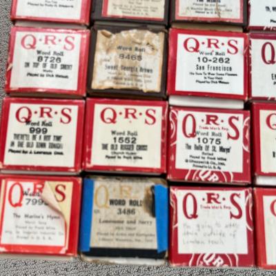 Lot 166 Player piano scrolls (box 2 of 3)