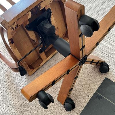 Lot 169 wood office chair