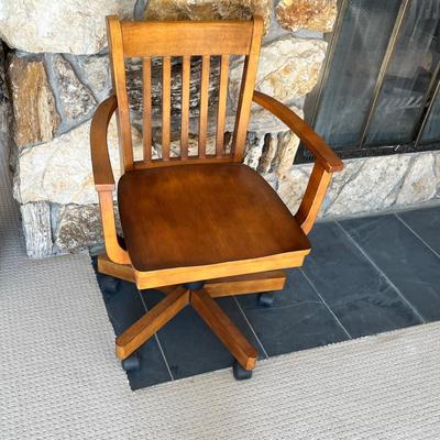 Lot 169 wood office chair
