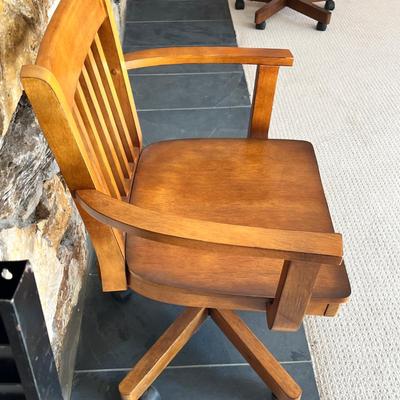 Lot 169 wood office chair