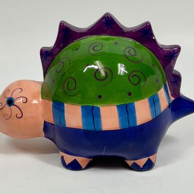 Ceramic Dinosaur Piggy Bank