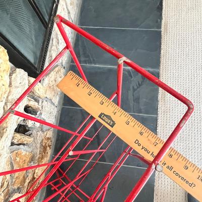 Lot 175 metal map rack for architectural drawings
