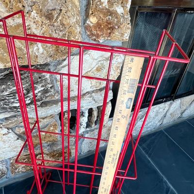 Lot 175 metal map rack for architectural drawings