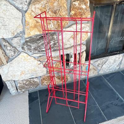 Lot 175 metal map rack for architectural drawings