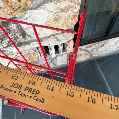 Lot 175 metal map rack for architectural drawings