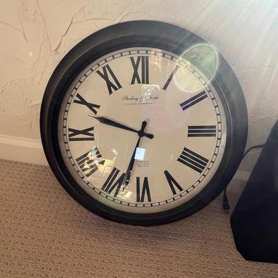 Lot 177 Sterling and Noble Wall clock