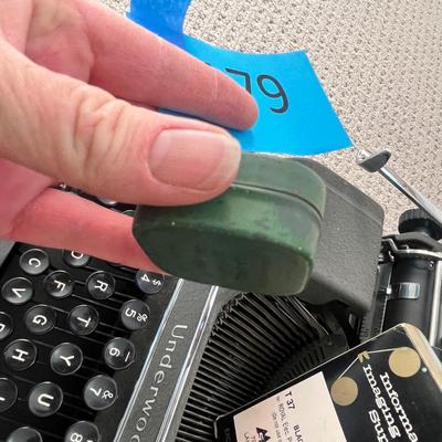 Lot 179 Underwood manual typewriter