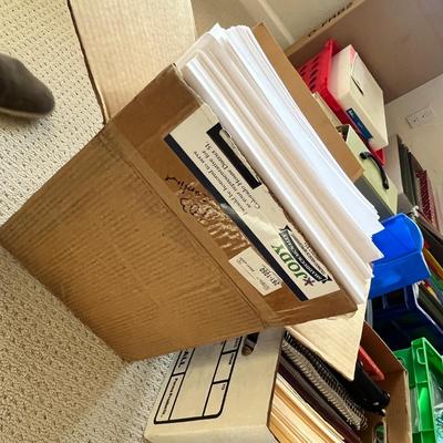 Lot 188 Box of printer paper - legal and 11x17