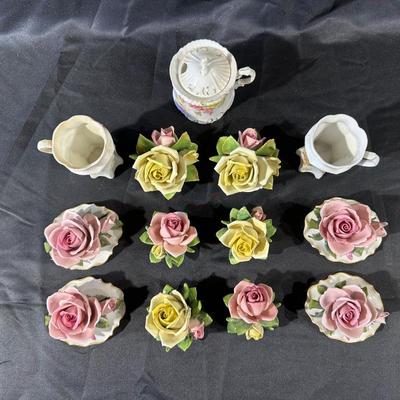 Kandarbeit Germany, Volkstedt Porcelain Roses