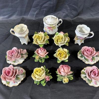 Kandarbeit Germany, Volkstedt Porcelain Roses
