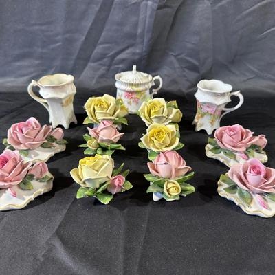 Kandarbeit Germany, Volkstedt Porcelain Roses