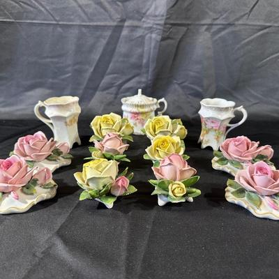 Kandarbeit Germany, Volkstedt Porcelain Roses