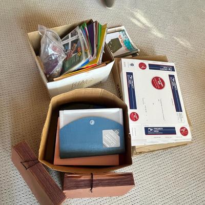 Lot 196 Miscellanous binders, file divers, accordian file folders,