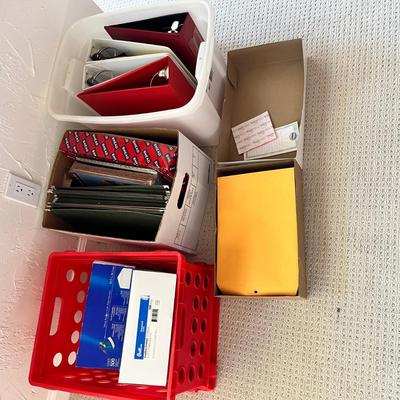Lot 198 plastic milk crate of large envelopes, mailing envelopes and check envelopes