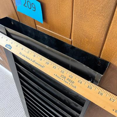 Lot 209 Metal hanging file storage rack