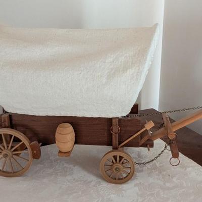 Vintage Covered Wagon Handcrafted