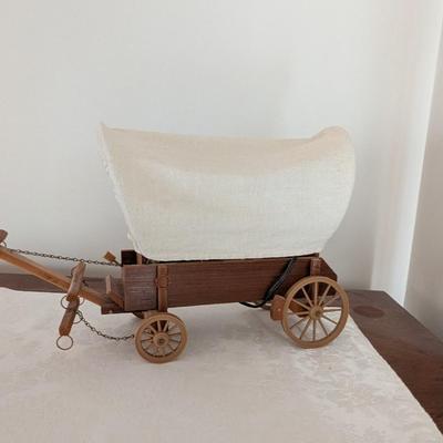 Vintage Covered Wagon Handcrafted