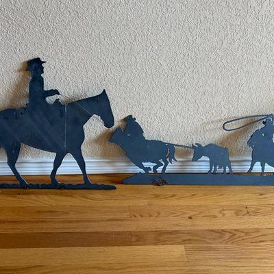 IRON WESTERN THEMED ART WORK