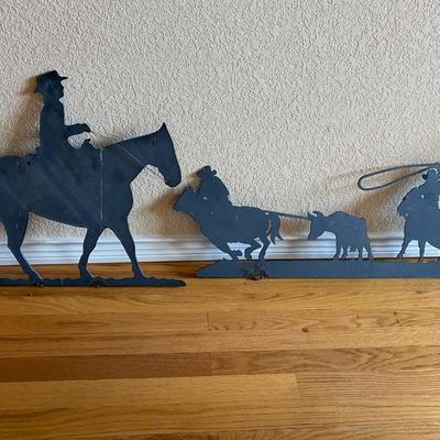 IRON WESTERN THEMED ART WORK