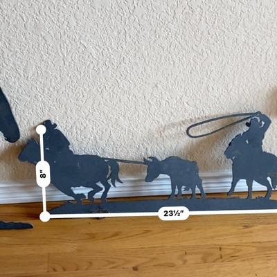 IRON WESTERN THEMED ART WORK