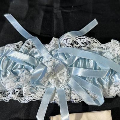 Vintage Wedding Dress with Gloves & Garter