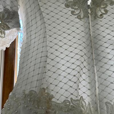 Vintage Wedding Dress with Gloves & Garter