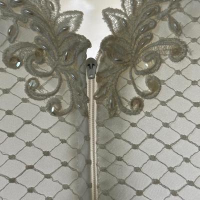 Vintage Wedding Dress with Gloves & Garter