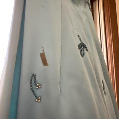 Two Blue Debutante Girls Dresses