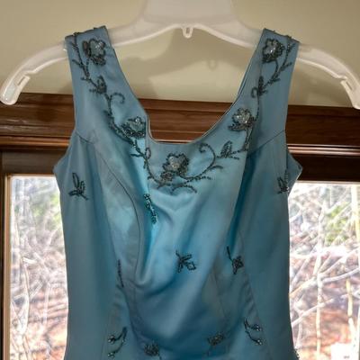 Two Blue Debutante Girls Dresses