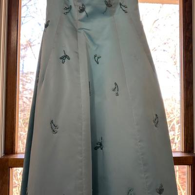 Two Blue Debutante Girls Dresses