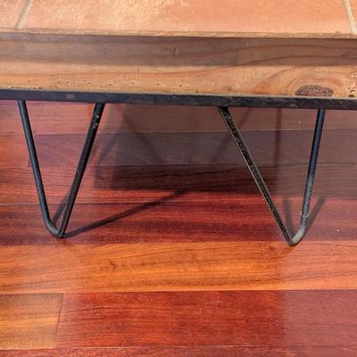Handmade Side Table Approx 16 1/2" x 17" x 16"
